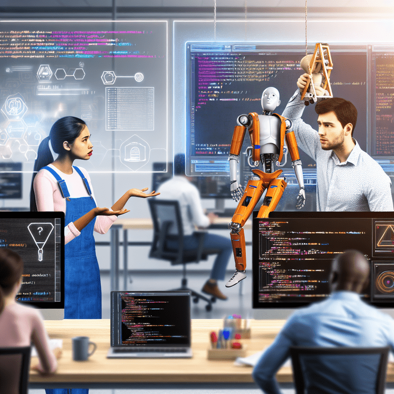 Imagen secundaria sobre gestión de errores en inteligencia artificial en empresas tecnológicas.