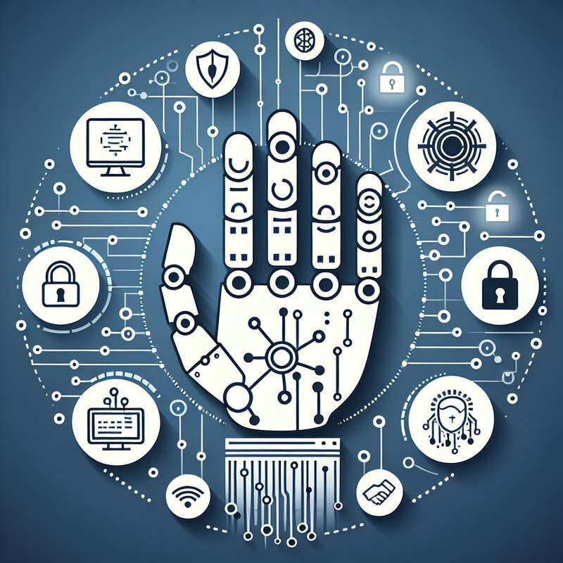 Generative AI Impact Cybersecurity - illustration of how generative AI impacts cybersecurity