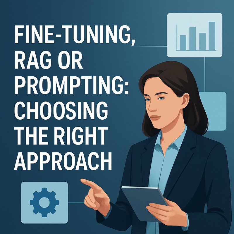 Fine-Tuning, RAG or Prompting: Choosing the Right Approach - Featured Image