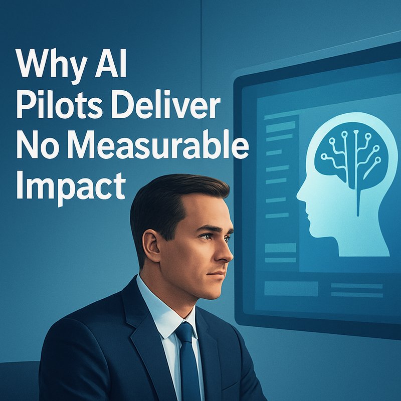 Why AI Pilots Deliver No Measurable Impact - Featured Image