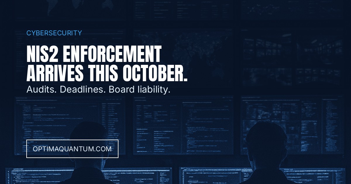 NIS2 in 2026: The October Deadline Every CTO Needs to Know