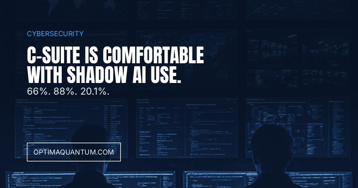 Shadow AI Agents Aren't a Junior-Employee Problem. Your C-Suite Is Fine With Them.